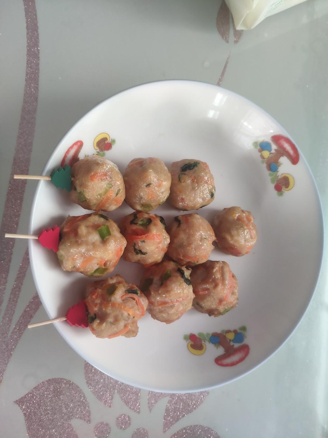杂蔬鸡肉丸【宝宝辅食】