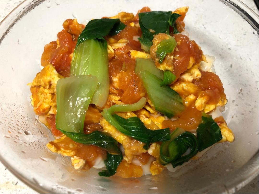恨不得抱着锅舔的番茄鸡蛋面
