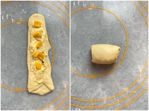 热带水果三拼✨榴莲芒果香蕉酥粒吐司的做法 步骤9