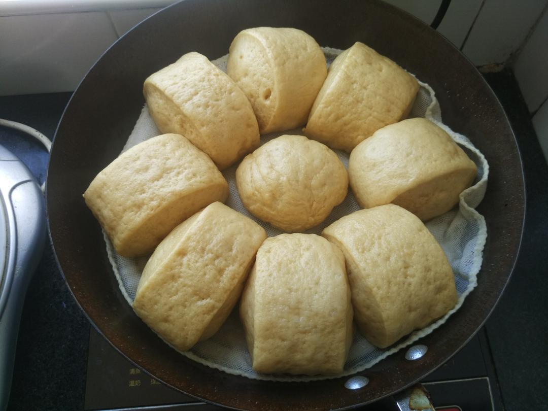 有着面包口感的红糖馒头（一次发酵）