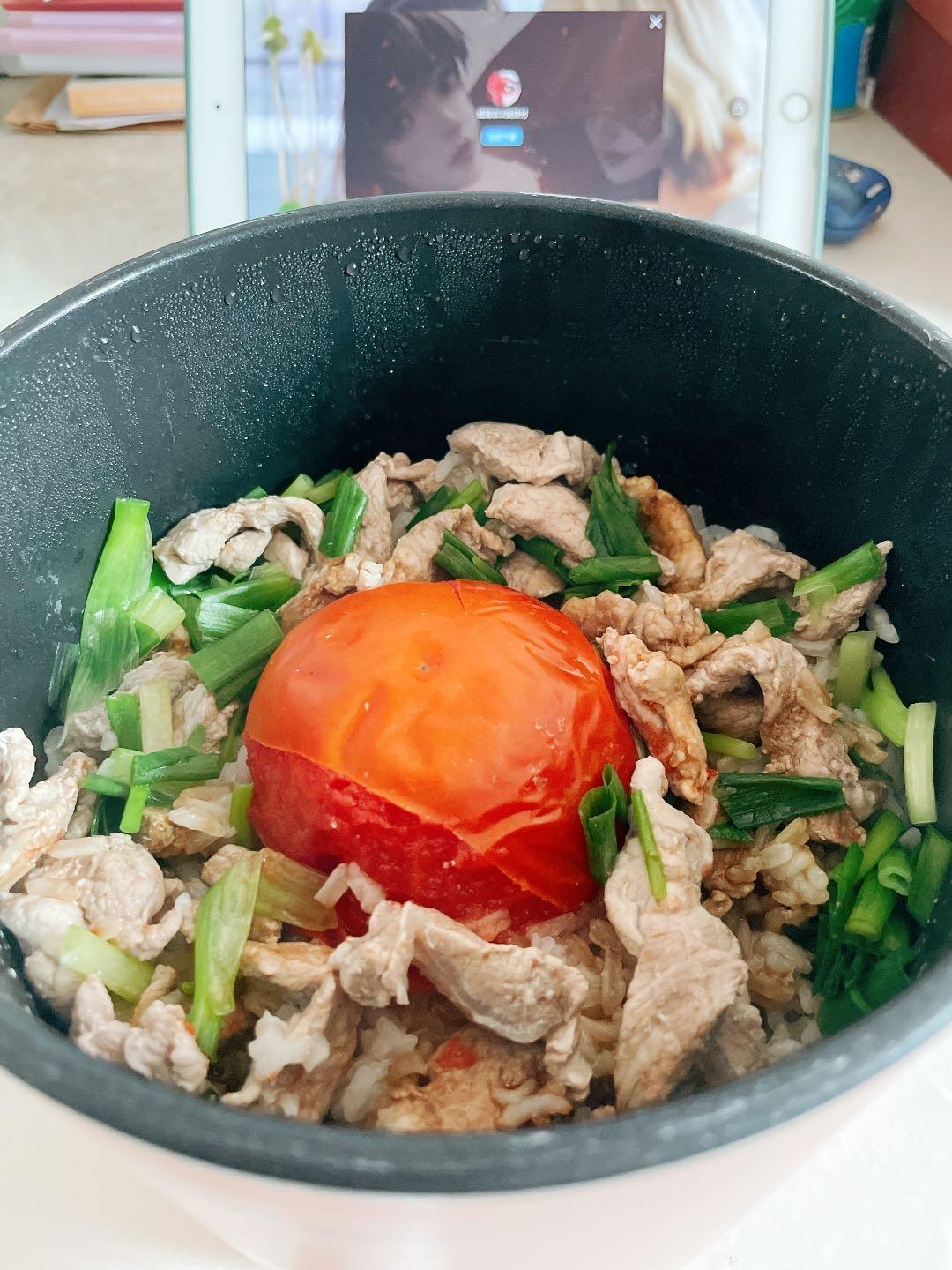 窝蛋饭（焖饭）