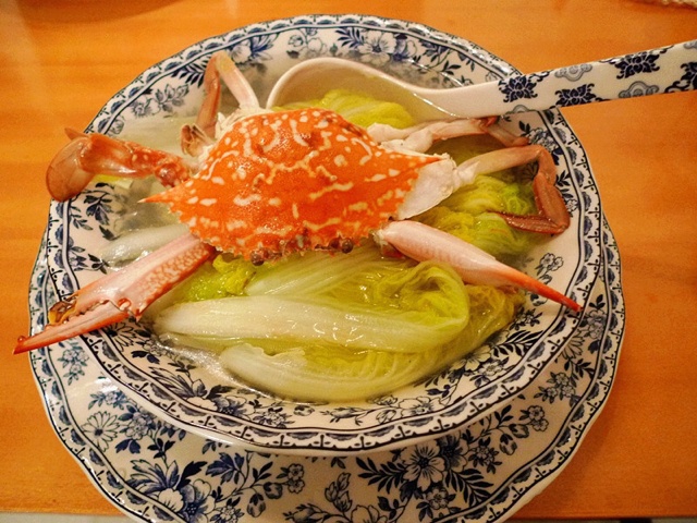 coconet做的螃蟹白菜汤