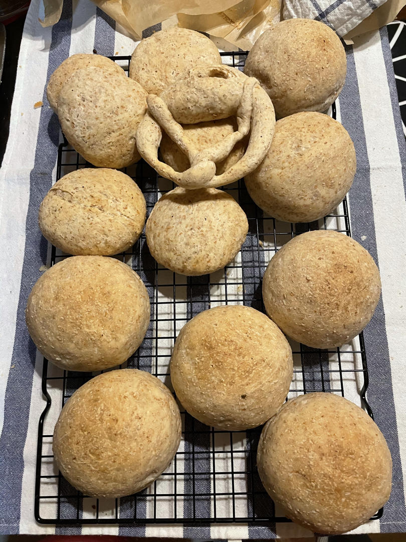 奇亚籽全麦坚果小餐包