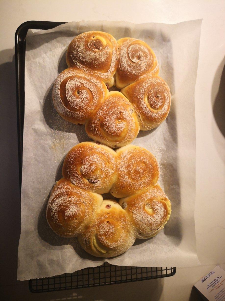 面包店里的常客——蔓越莓奶酪软欧