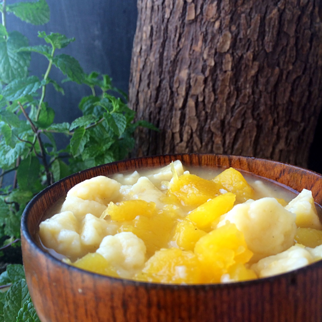 非常娴仁做的南瓜蛋花面疙瘩