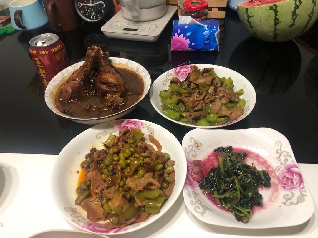 毛豆炒肉