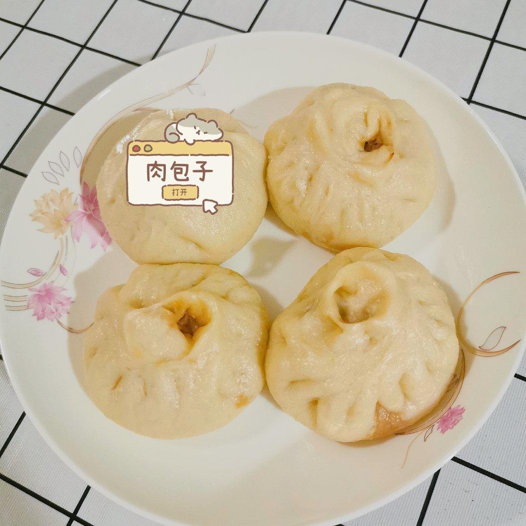 一次发酵肉包子