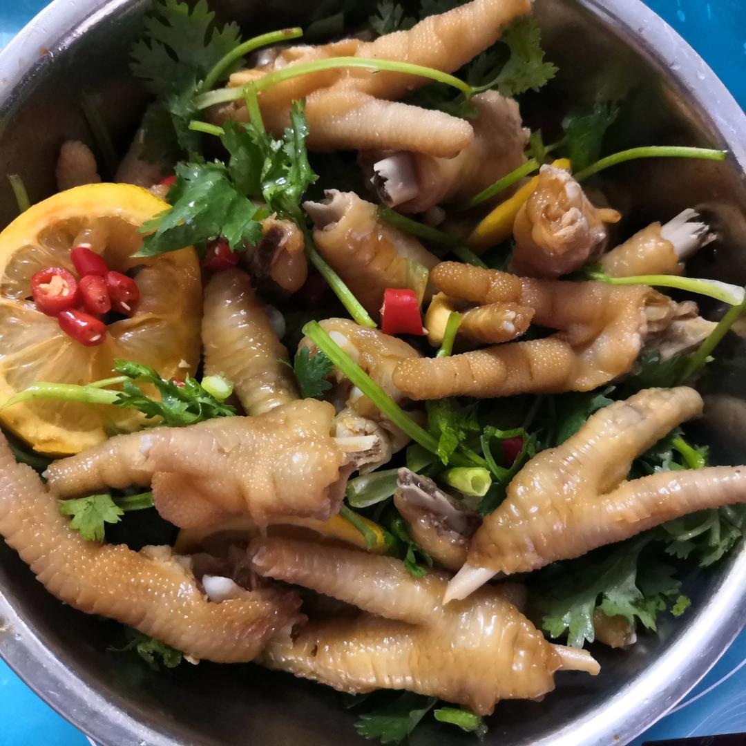网红凉拌柠檬凤爪