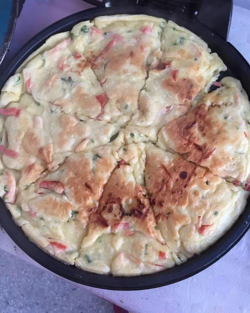 简单好做的蔬菜鸡蛋饼