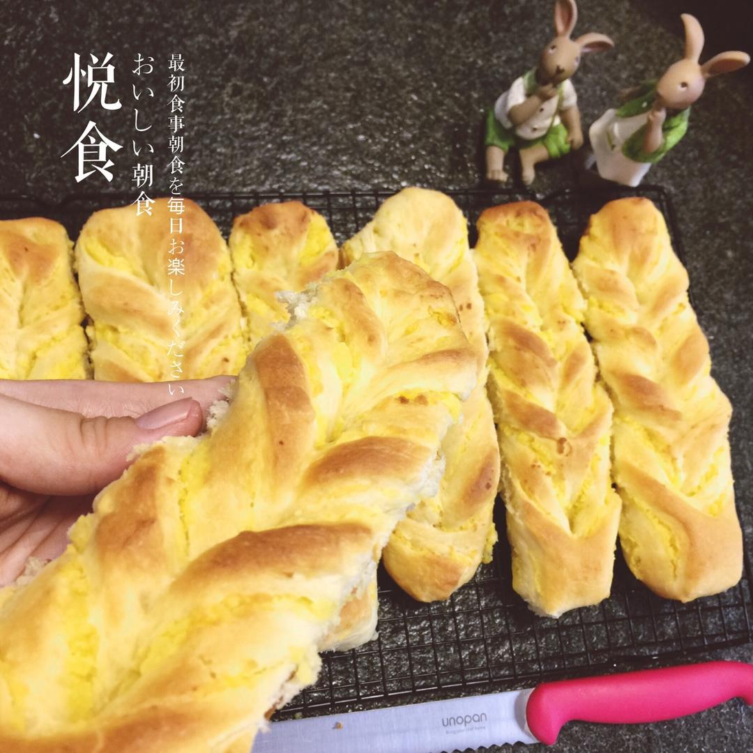 奶黄面包条（汤种法）