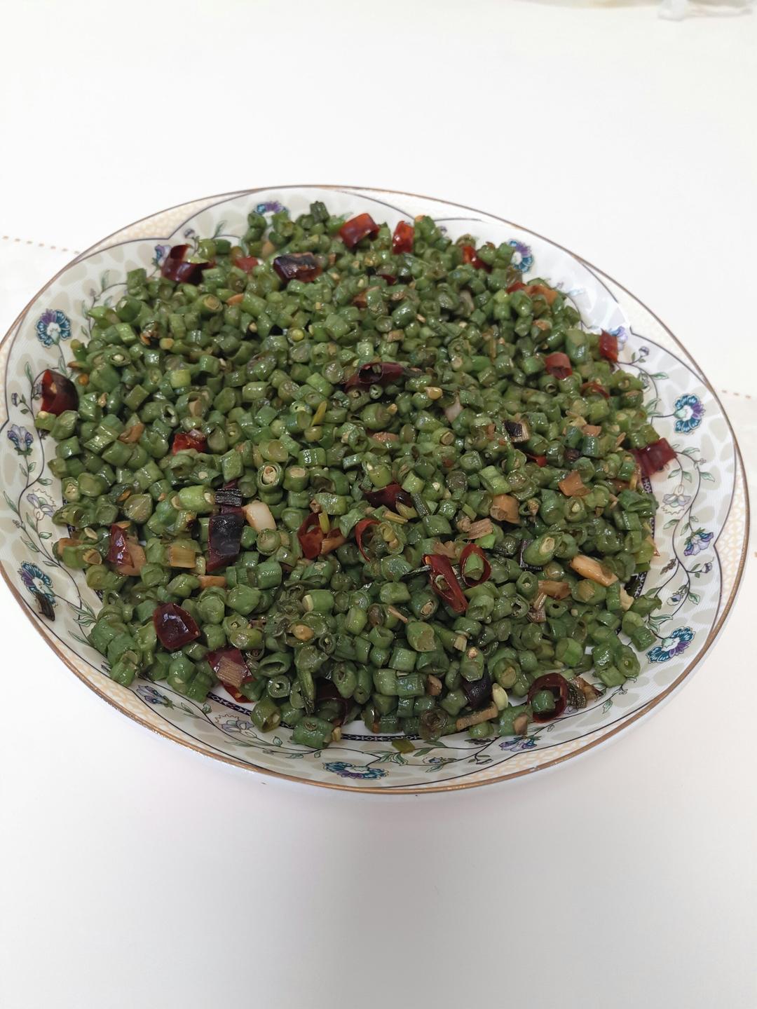 好吃下饭的豆豉炒长豇豆