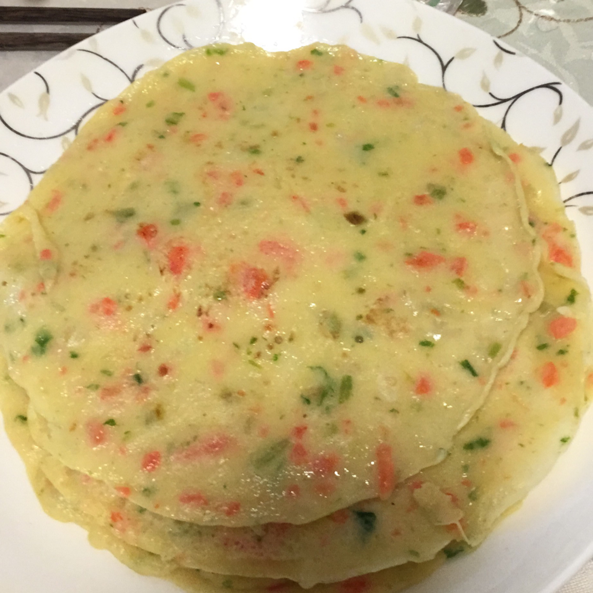 香葱鸡蛋饼