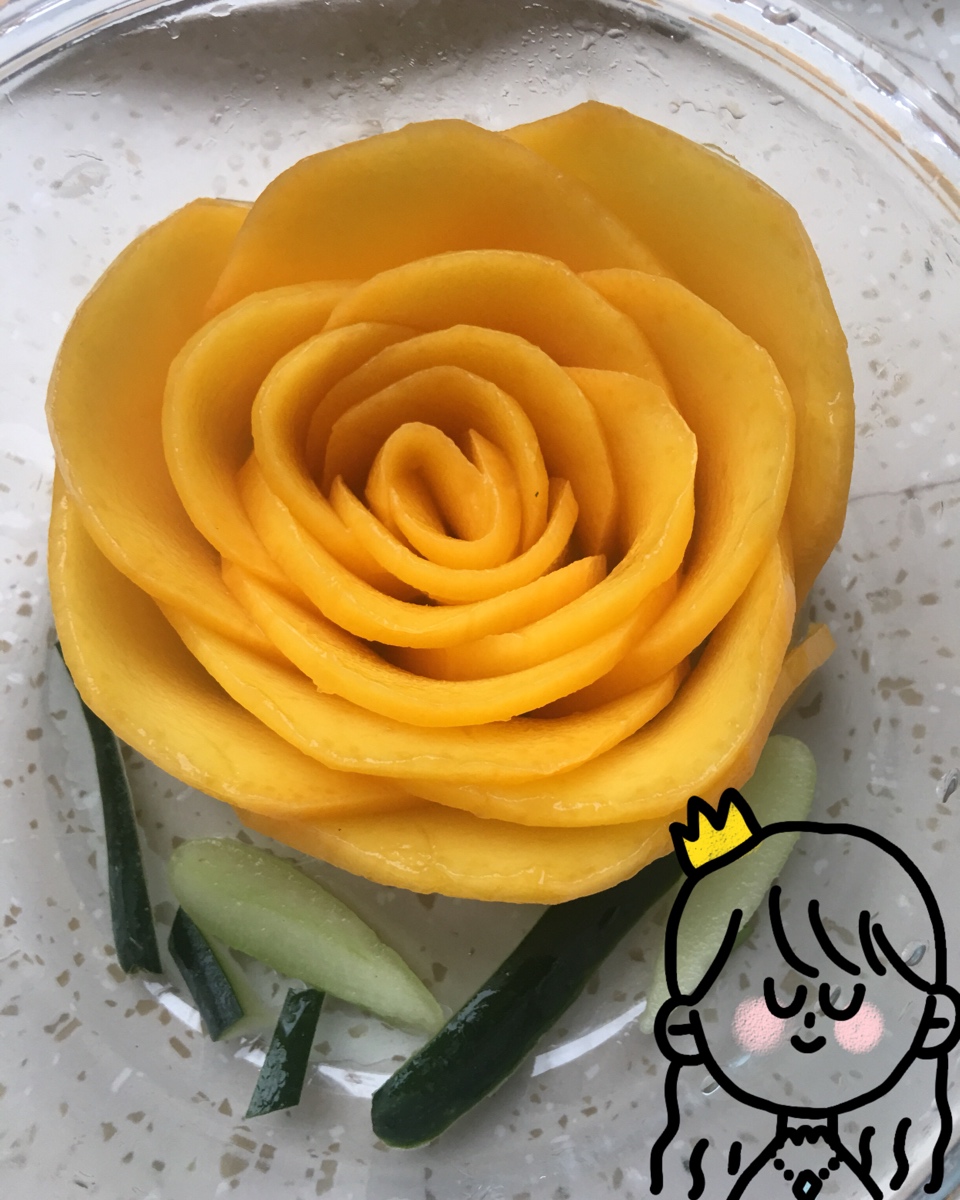 芒果玫瑰花