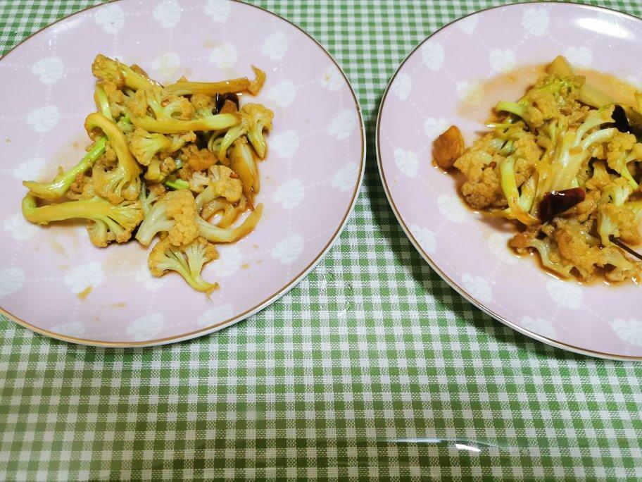 一道有灵魂的干锅有机菜花