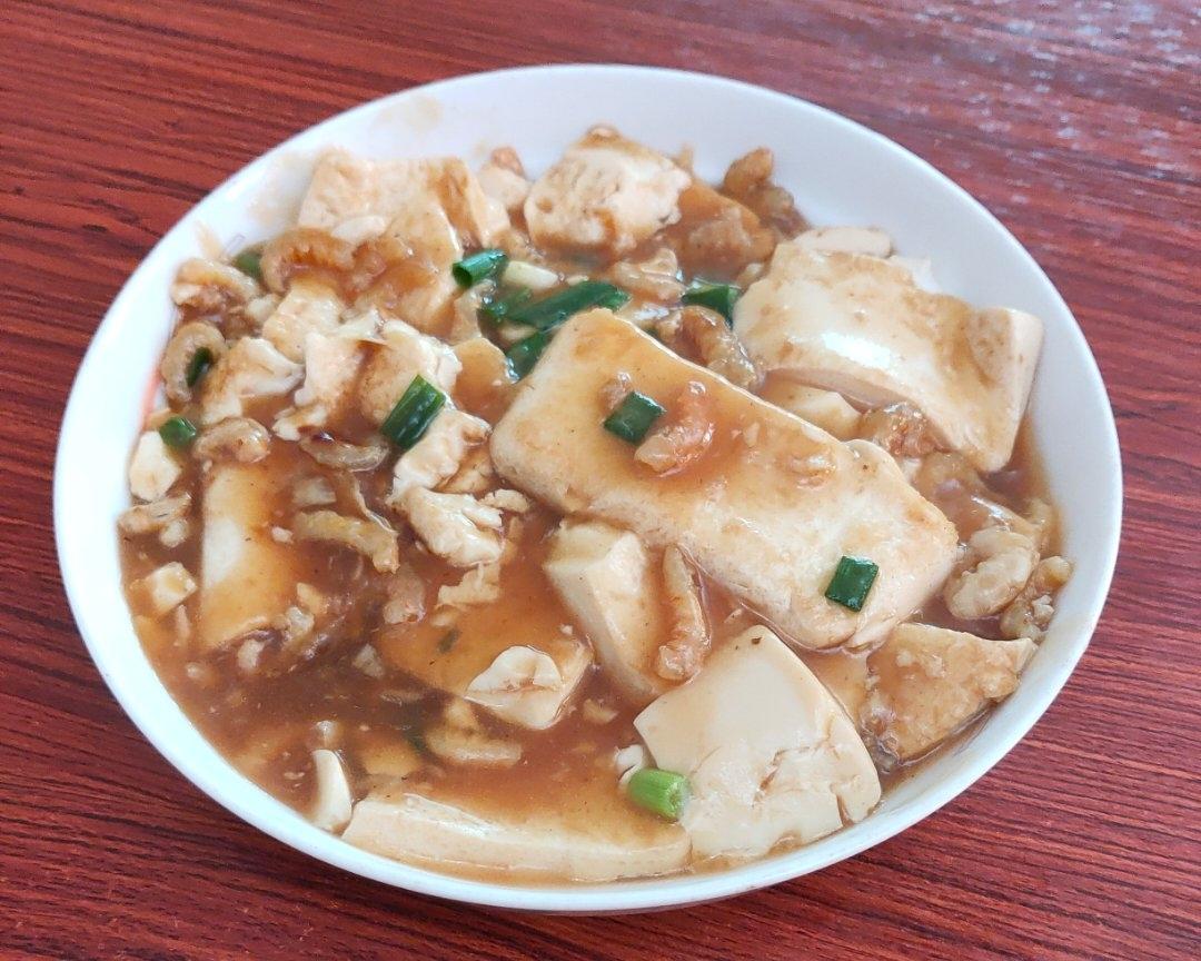 红烧虾米豆腐