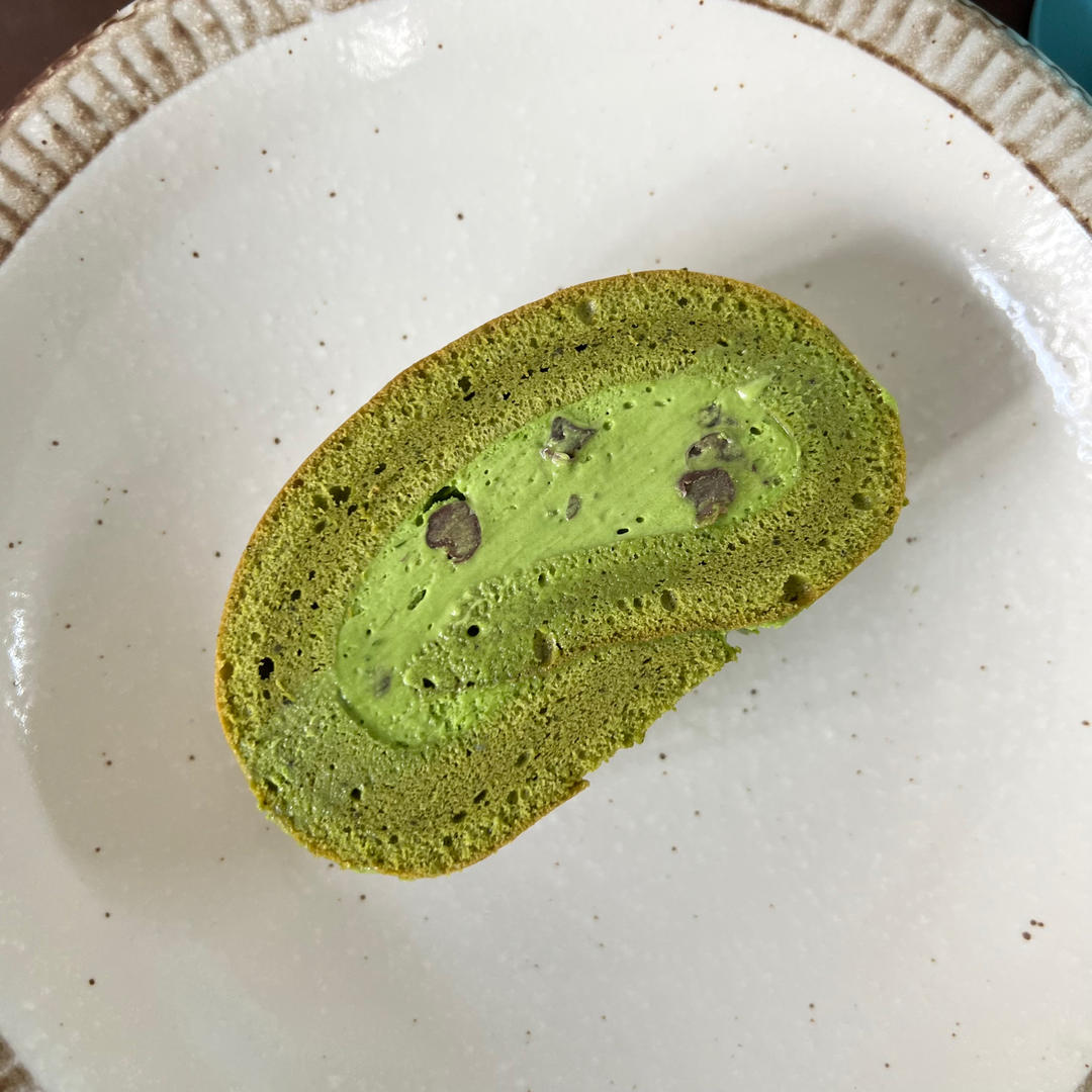 抹茶红豆蛋糕卷（福田淳子版）