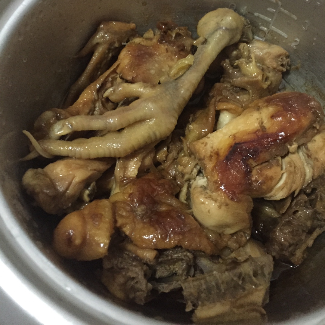 电饭煲焖鸡