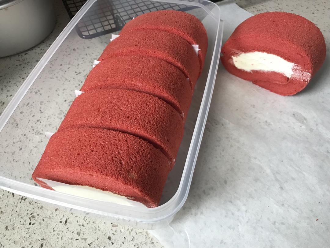 红丝绒蛋糕卷（超详细）
