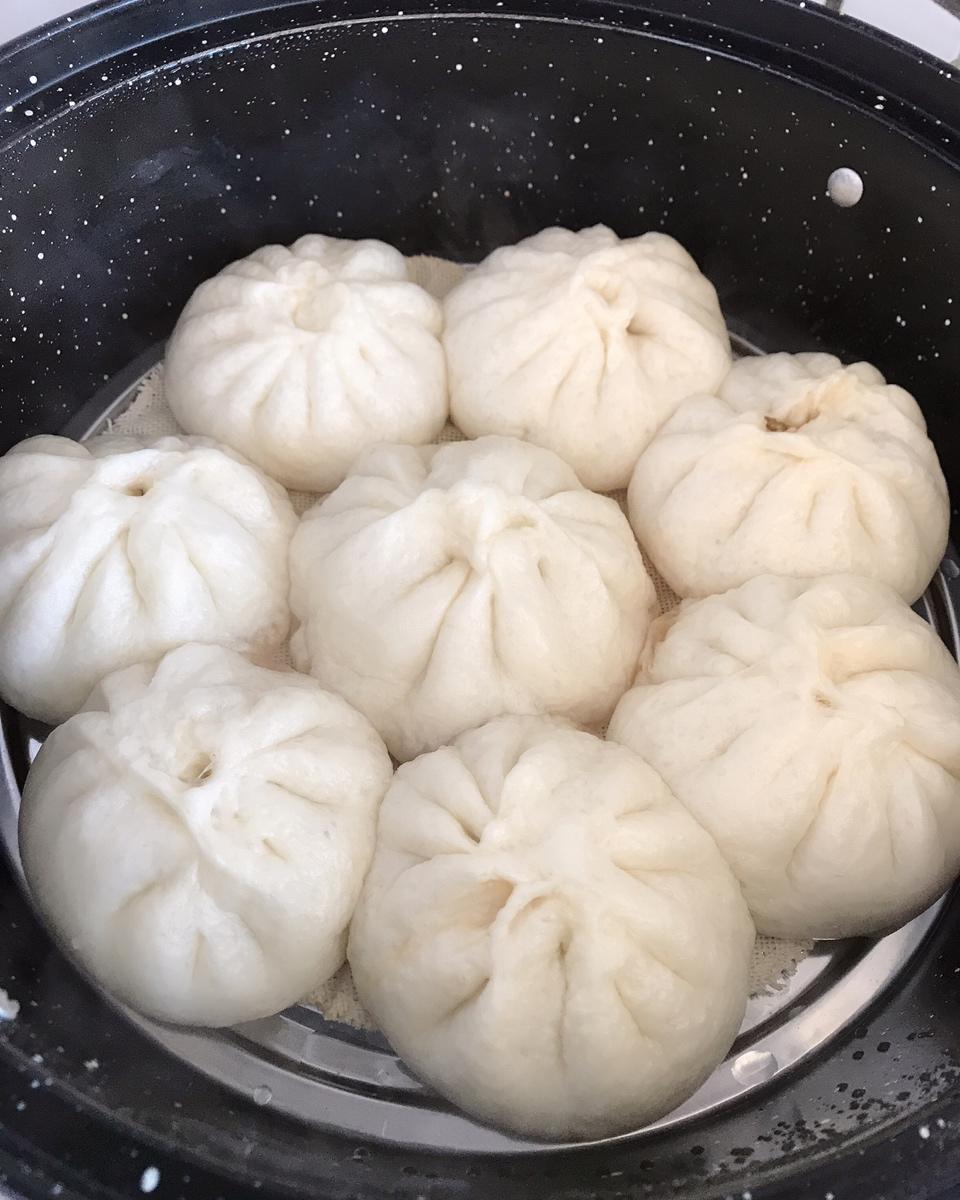 猪肉包子（附视频。一次性发酵。）