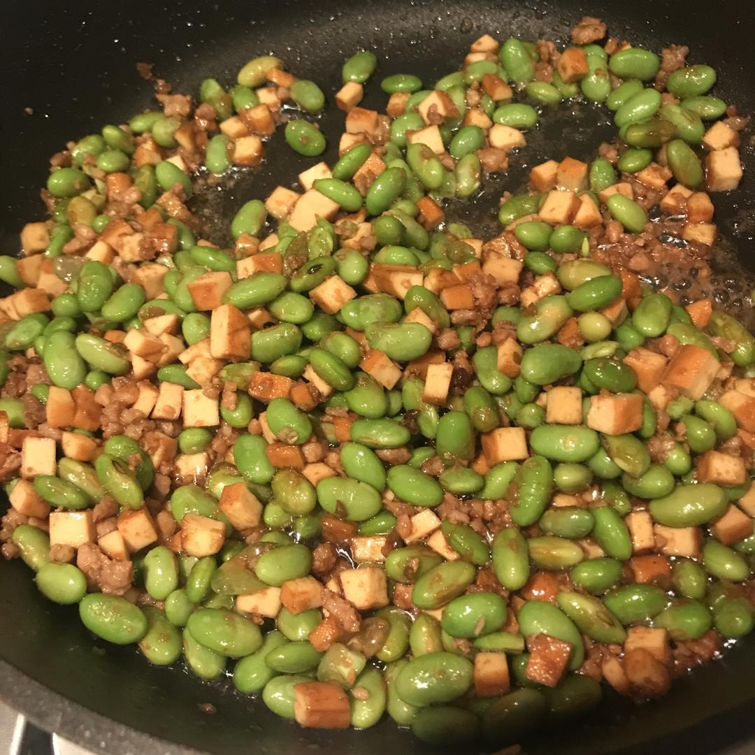 肉末毛豆炒香干