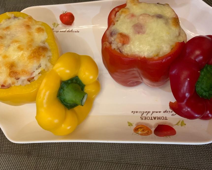 彩椒焗饭