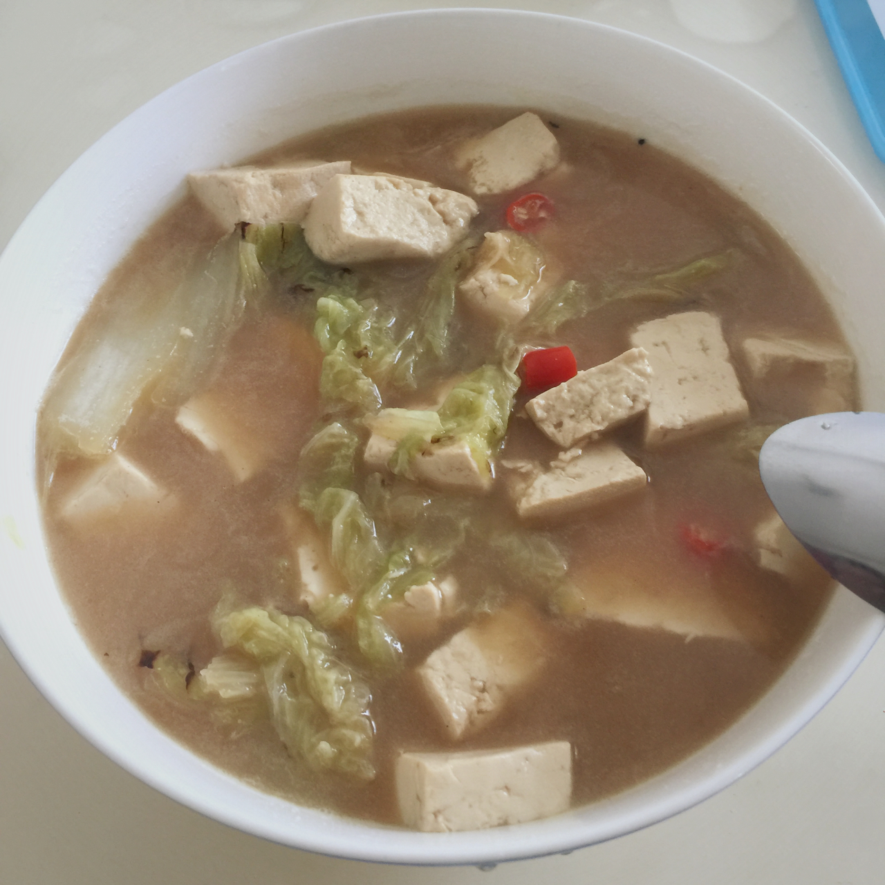 白菜炖豆腐