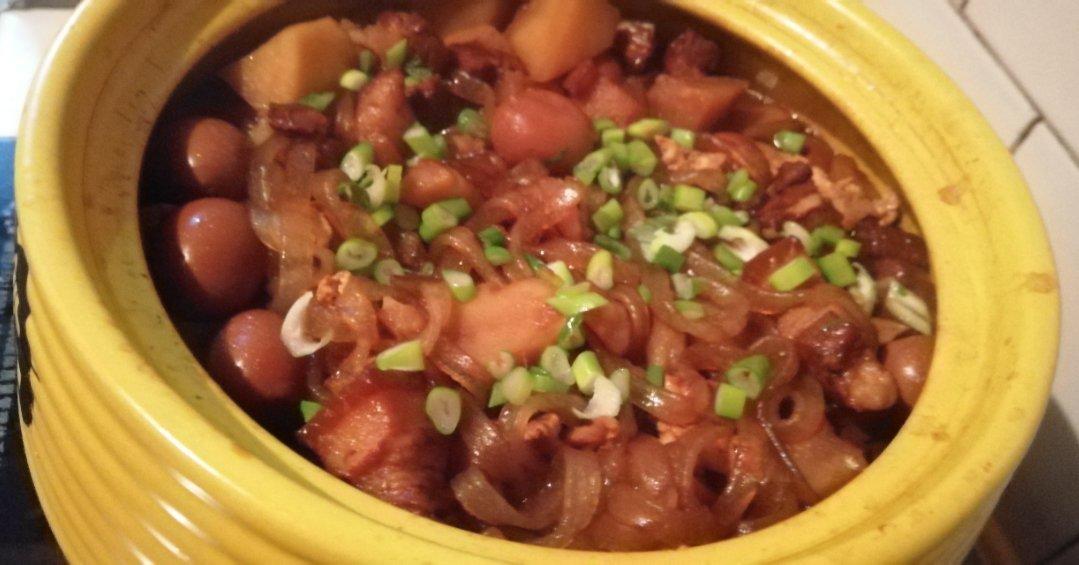 加了鹌鹑蛋后，这盘红烧肉，美味的逆天啦——鹌鹑蛋烧肉（孔瑶食谱）