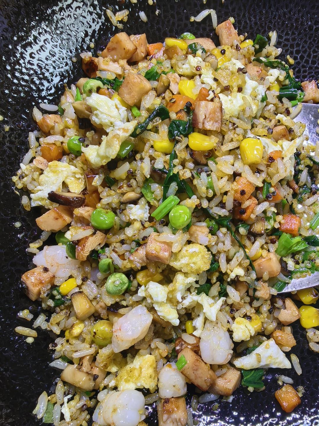 炒米饭蛋炒饭二十分钟快手家常