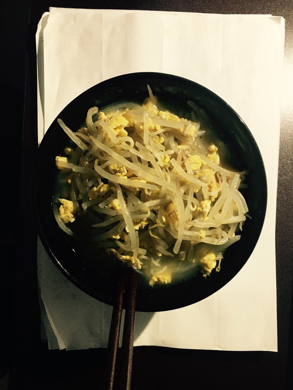 豆芽炒蛋