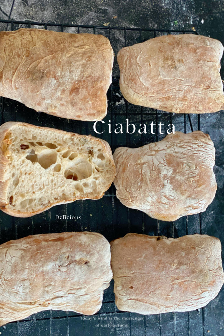 恰巴塔Ciabatta(免揉｜高含水)