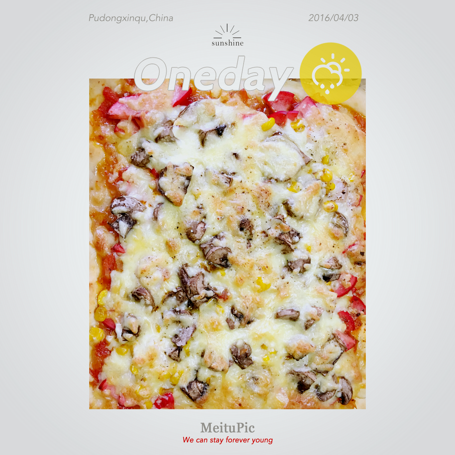 金枪鱼火腿pizza