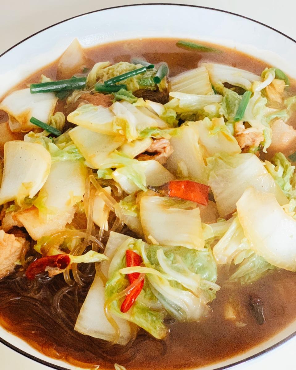 猪肉白菜炖粉条