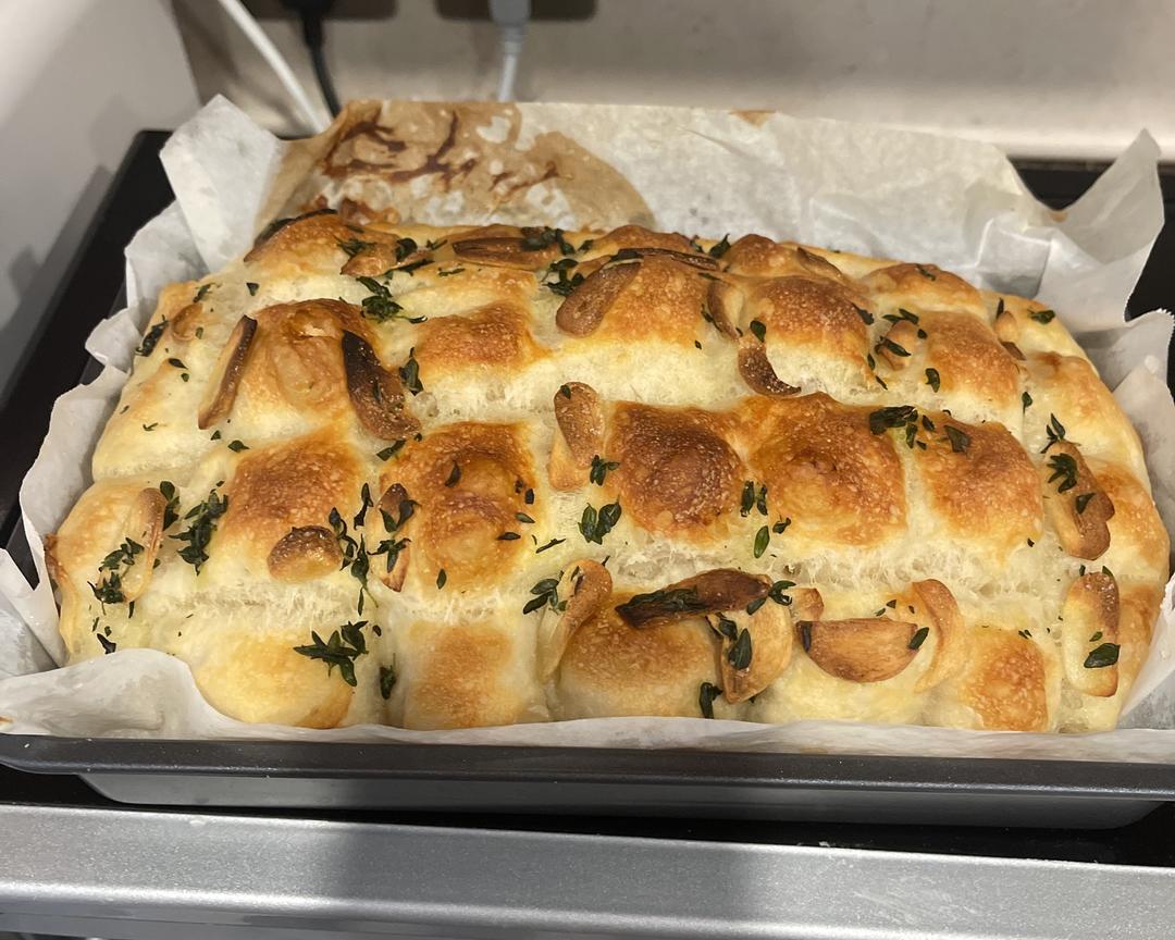 超级简单美味的佛卡夏面包