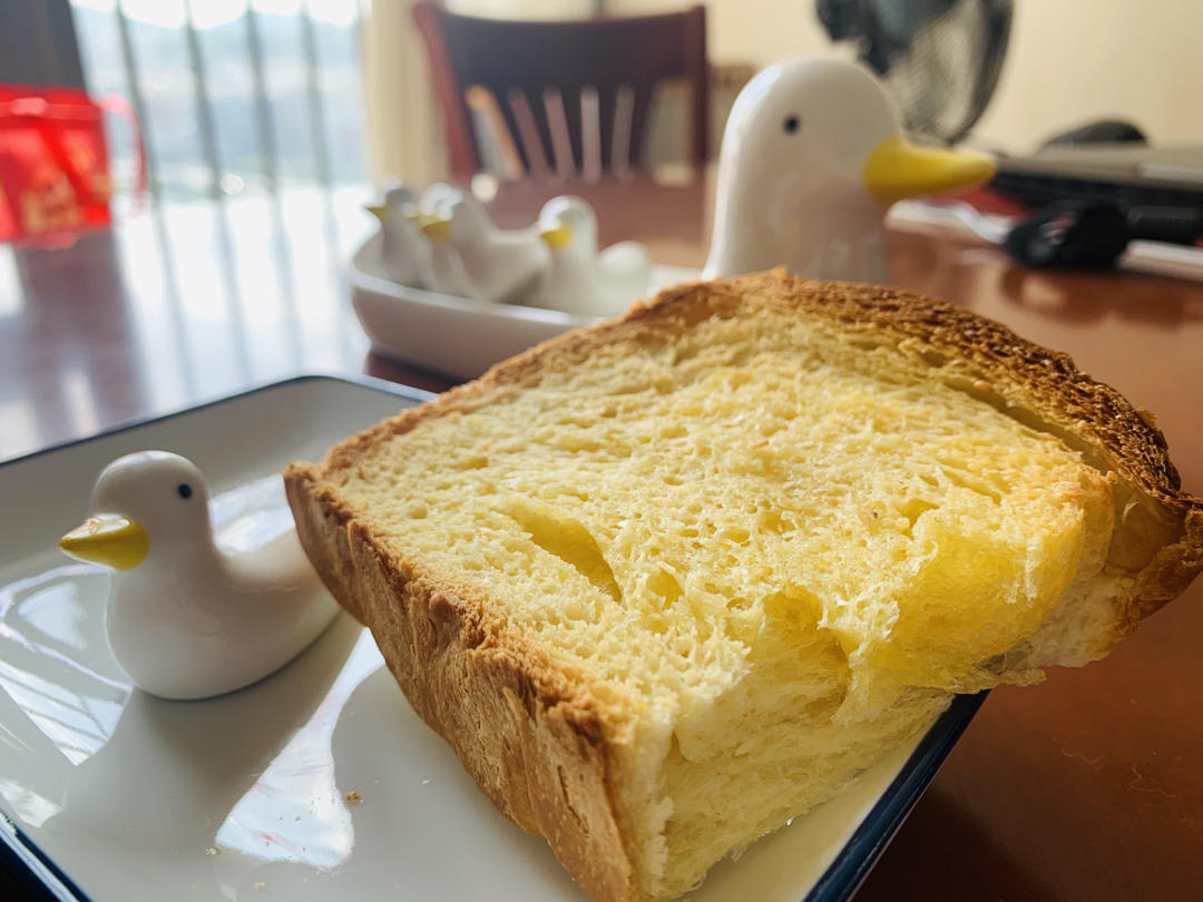 夺命软吐司(๑´ڡ`๑)超软拉丝极速方便的一次发酵吐司