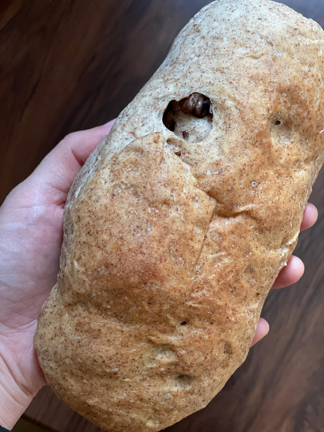 全麦核桃包～软欧包