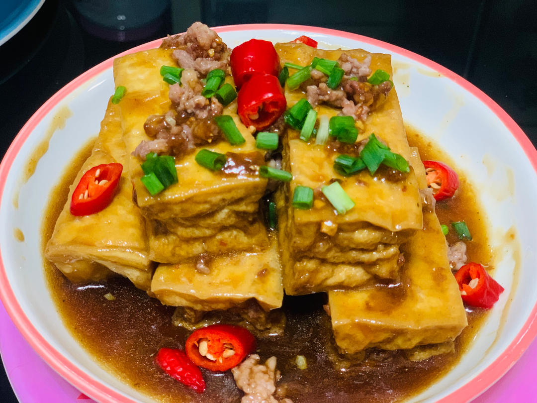 路边摊小吃丨酱汁豆腐做法♨️在家轻松搞定