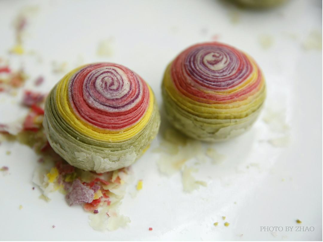 五彩栗子蛋黄酥