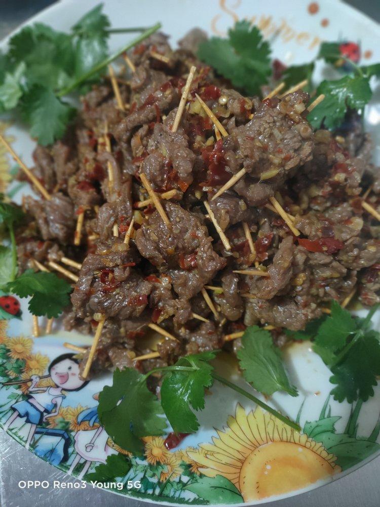 牙签牛肉 道地湖南味