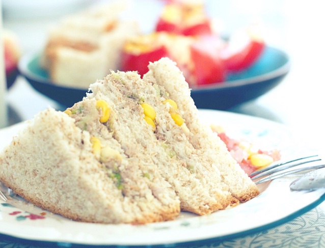 吞拿鱼玉米三明治