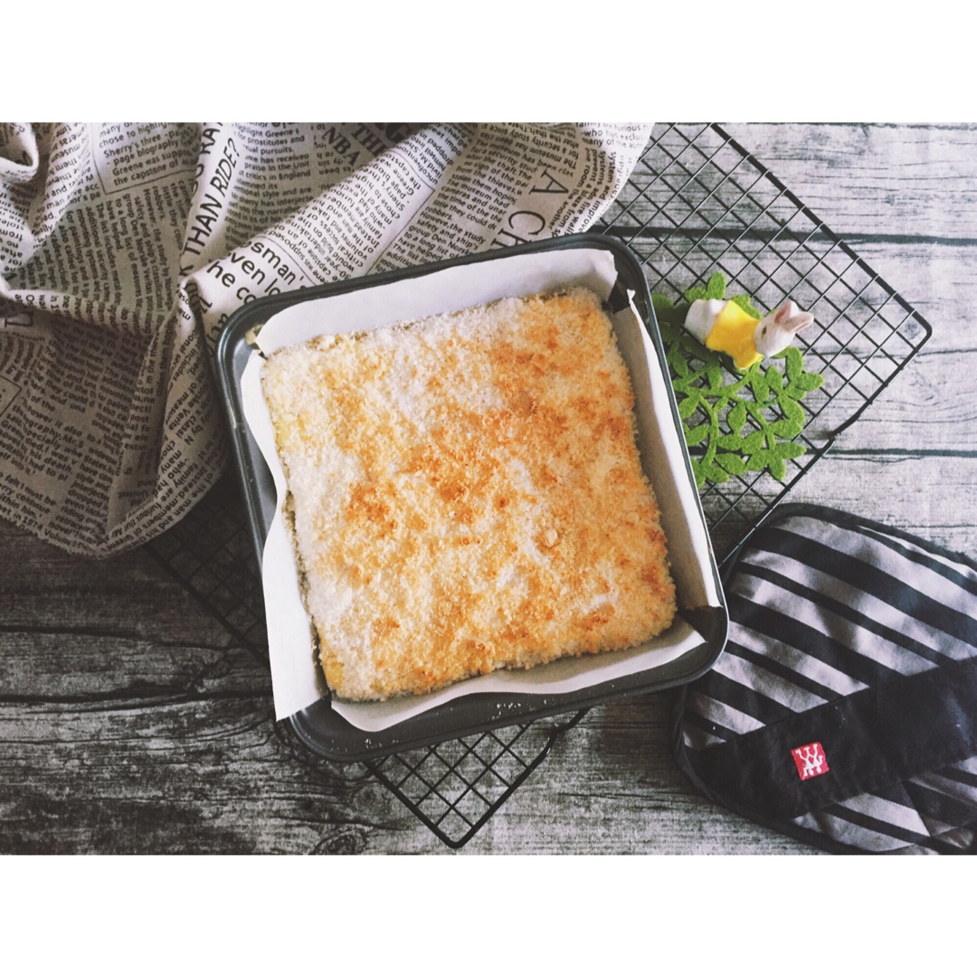 棉花口感的无油椰浆蛋糕<Coconut-milk Cake>