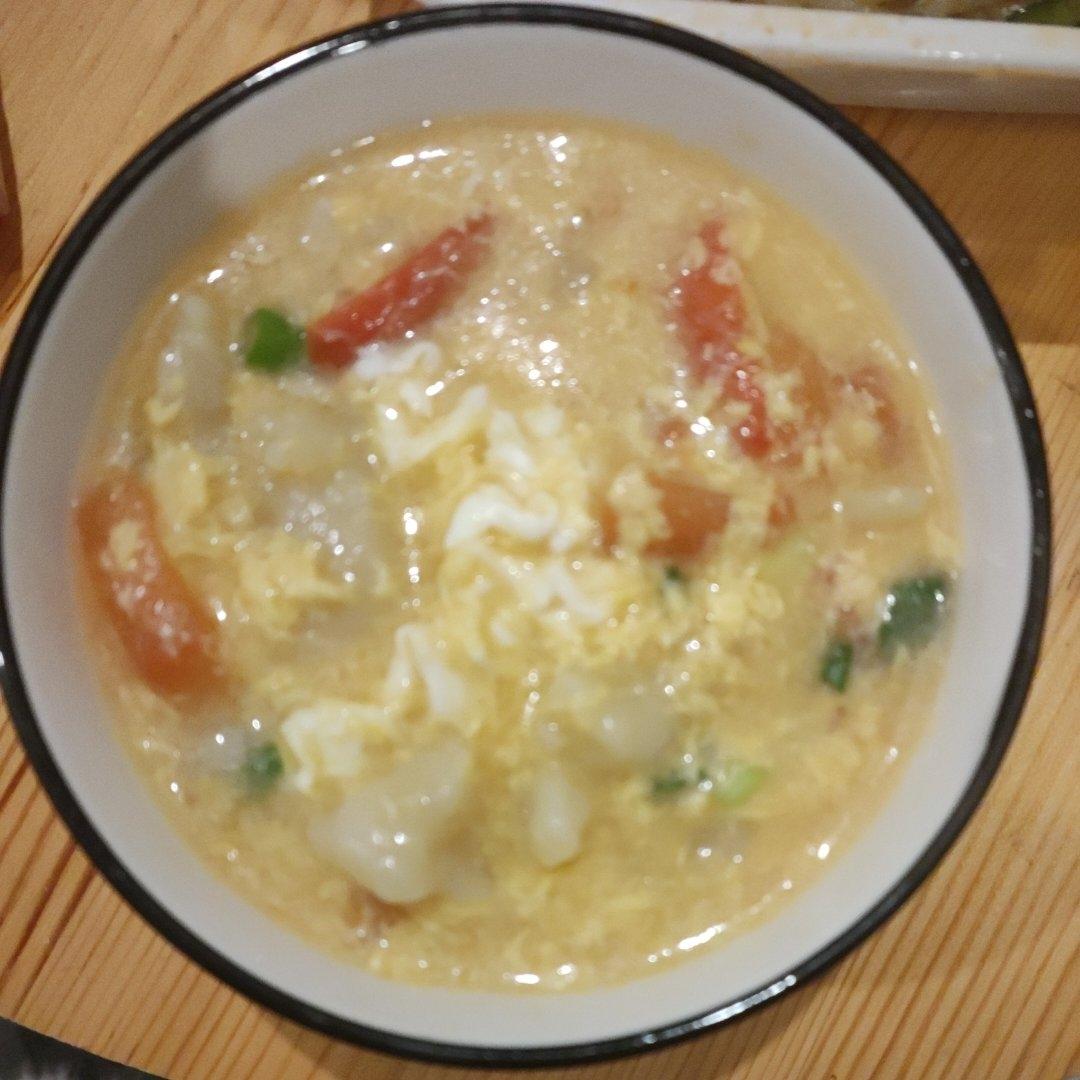 简单早餐-疙瘩汤