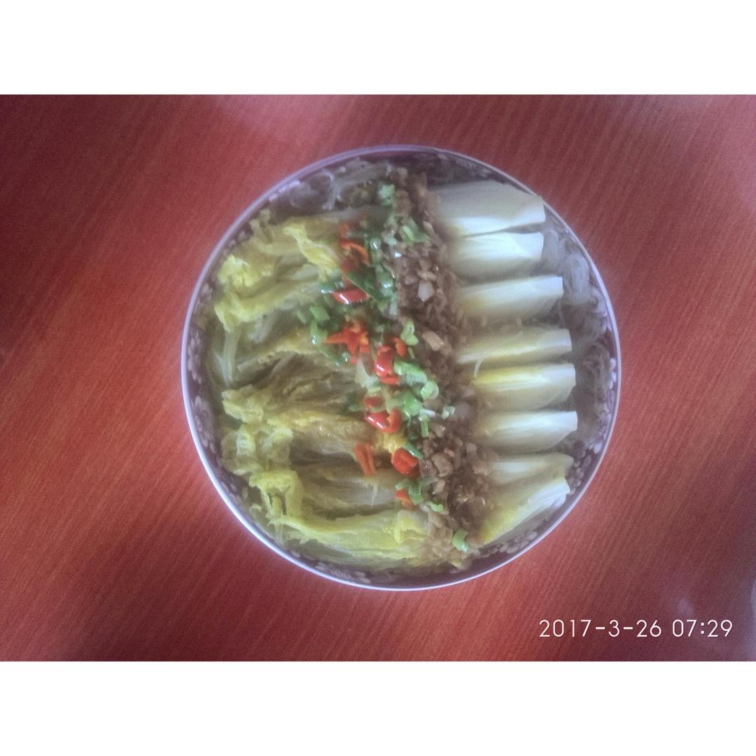 蒜蓉粉丝娃娃菜