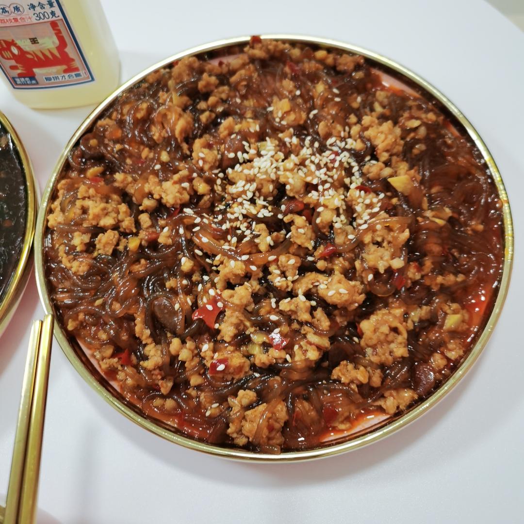 蚂蚁上树(肉末炒粉丝)超下饭‼️十分钟搞定
