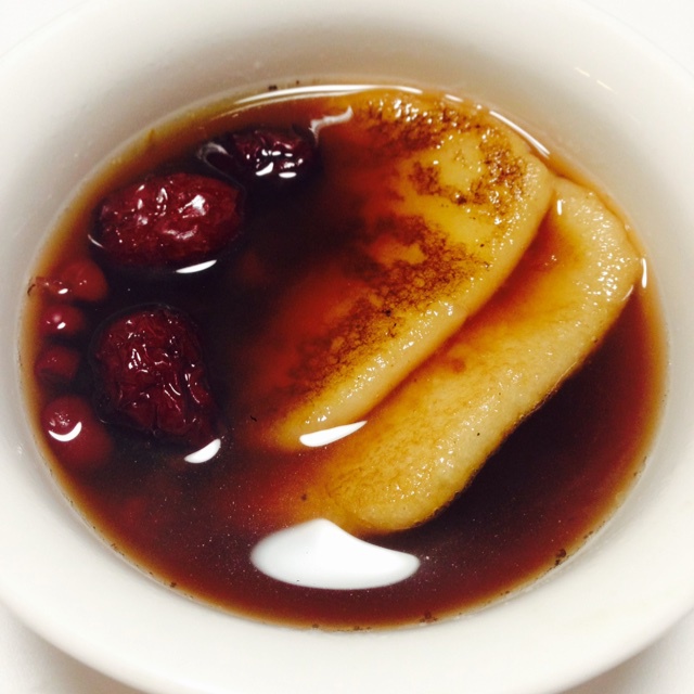 烤麻糬红豆汤