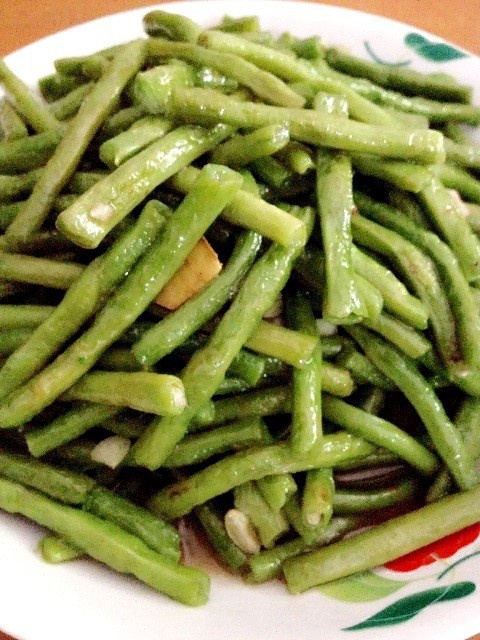 清炒豇豆