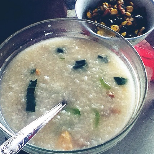 砂锅青菜粥