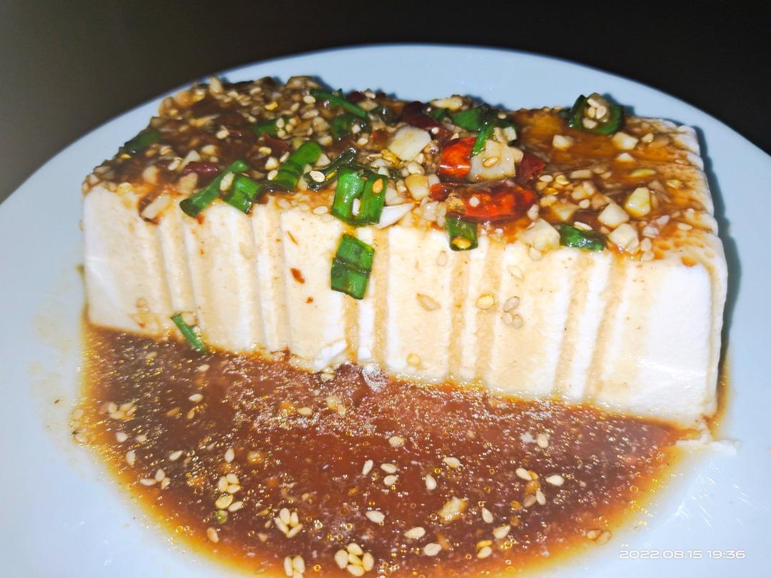 好吃的凉拌内酯豆腐