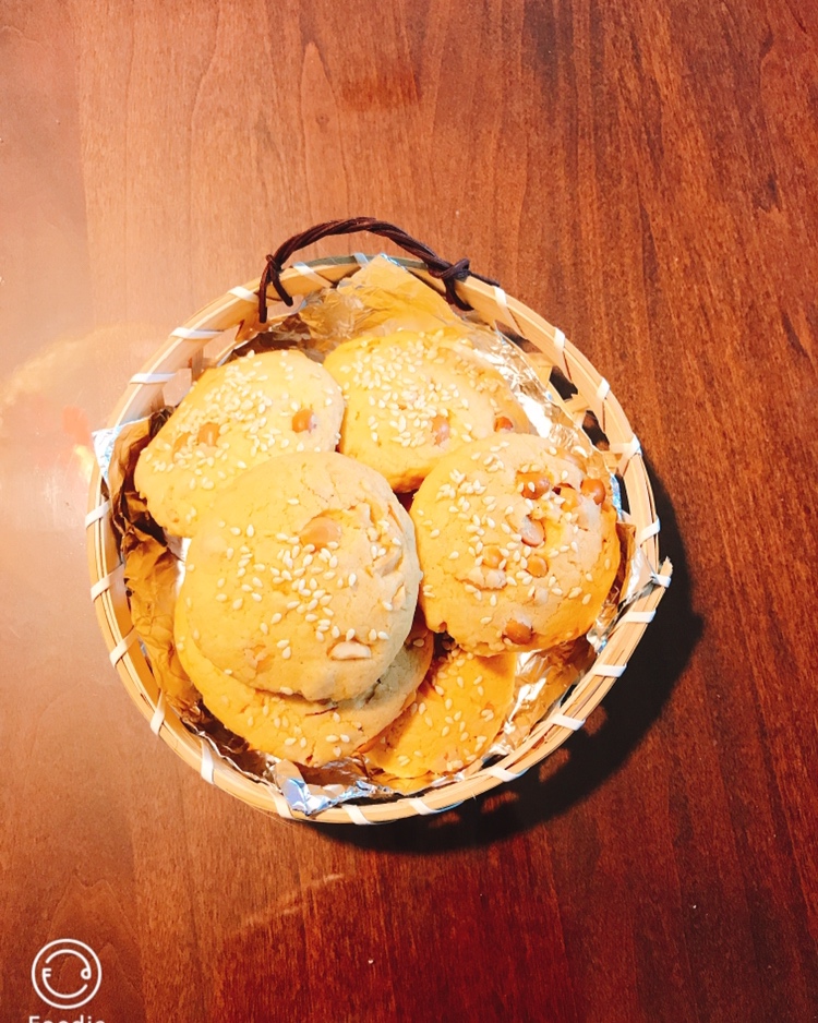 超级好吃的花生酥饼（橄榄油版）