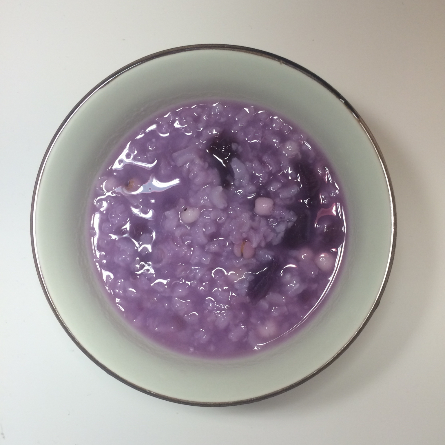 用焖烧杯做紫薯粥
