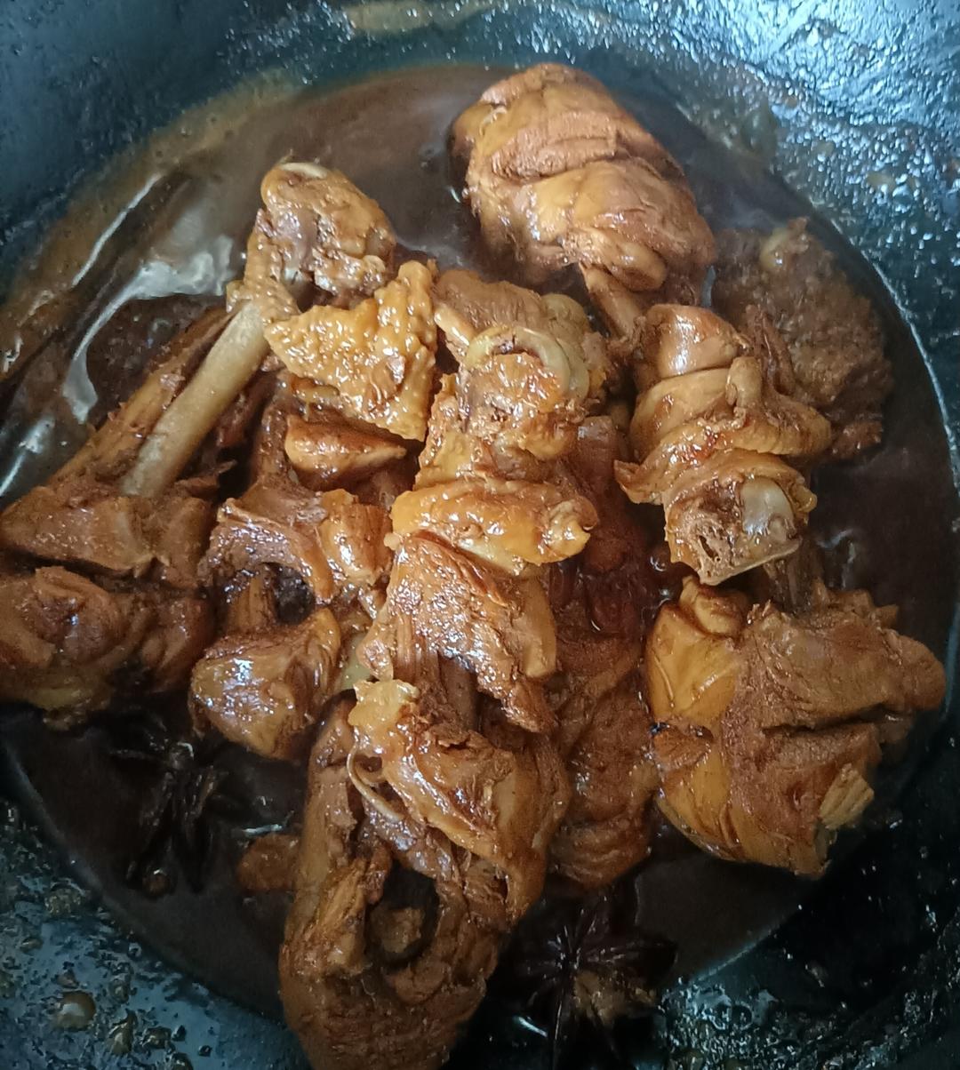减脂少油少料红烧卤鸡腿鸡蛋（完美超赞）
